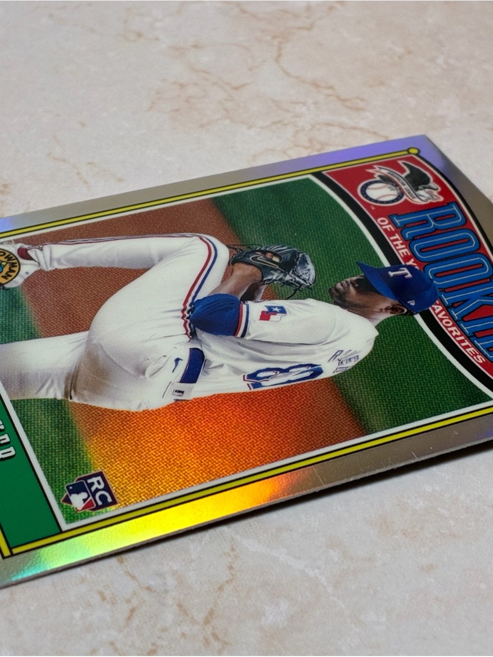 Kumar Rocker Rookie Die-cut Refractor Baseball Card - Picture 6 of 7